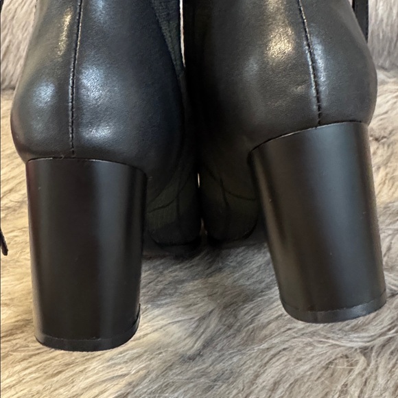 Cozy Island Stylish Black and Green Women's Ankle Boots Size 7 - Picture 6 of 9